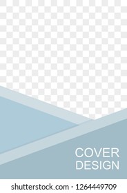 Annual Report Cover. Graphic Design Template. Book Layout. Vector Illustration. Eps 10.