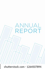 Annual Report Cover. Graphic Design Template. Layout Book. A4 Vector Illustration. Eps 10.