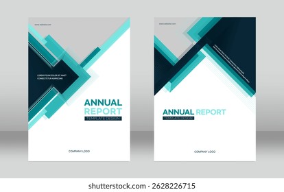 Annual Report Cover Page Template Design