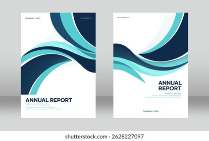 Annual Report Cover Page Template Design
