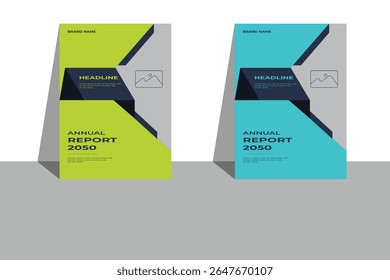 annual report cover page template