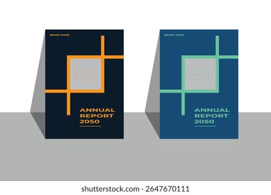 annual report cover page template
