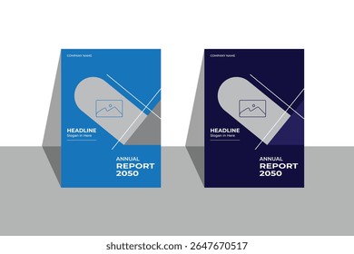 Annual report cover page template