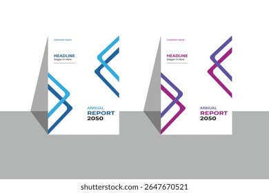Annual report cover page template