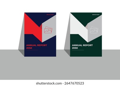 Annual report cover page template