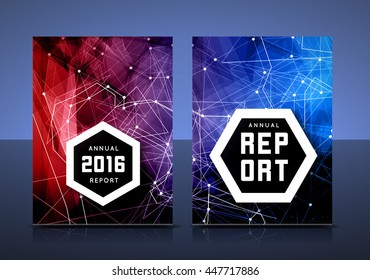 Annual report cover template