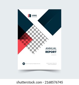 annual report cover template design