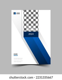 annual report cover template design