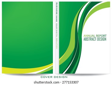 Annual report cover with transparent background