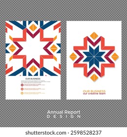 Annual report cover for your business design