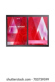 Annual report covers. Vector flyer design template Eps 10. Leaflet cover presentation abstract geometric background, modern publication poster magazine, layout in A4 size