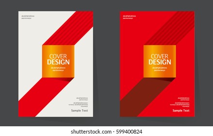 Annual report design layout. Book cover design vector template in A4 size. Brochure, business catalog. Simple pattern. Flyer promotion. magazine, Presentation cover. Abstract Vector illustration.