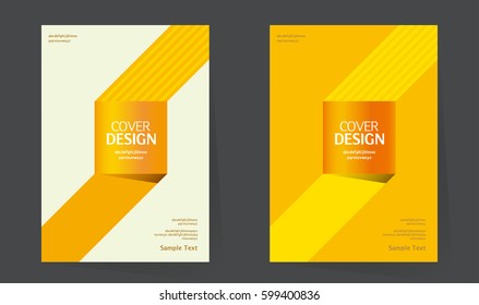 Annual report design layout. Book cover design vector template in A4 size. Brochure, business catalog. Simple pattern. Flyer promotion. magazine, Presentation cover. Abstract Vector illustration.