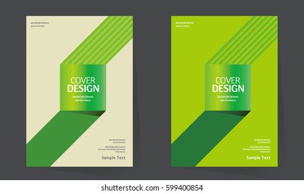 Annual report design layout. Book cover design vector template in A4 size. Brochure, business catalog. Simple pattern. Flyer promotion. magazine, Presentation cover. Abstract Vector illustration.