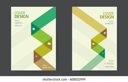 Annual report design layout. Book cover design vector template in A4 size. Brochure, business catalog. Simple pattern. Flyer promotion. magazine, Presentation cover. Abstract Vector illustration.