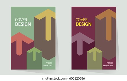 Annual report design layout. Book cover design vector template in A4 size. Brochure, business catalog. Simple pattern. Flyer promotion. magazine, Presentation cover. Abstract Vector illustration.