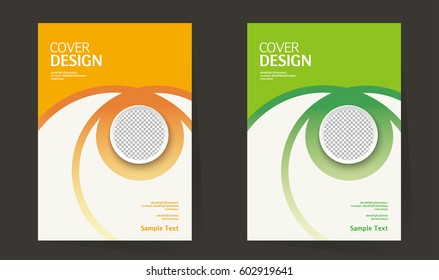 Annual report design layout. Book cover design vector template in A4 size. Brochure, business catalog. Simple pattern. Flyer promotion. magazine, Presentation cover. Abstract Vector illustration.