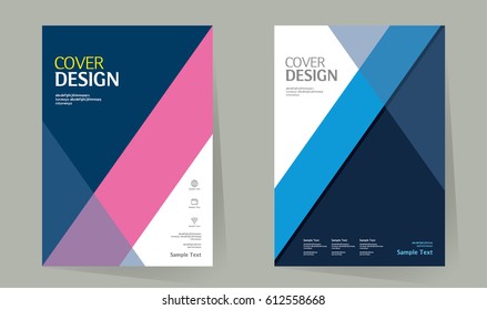 Annual report design layout. Book cover design vector template in A4 size. Brochure, business catalog. Simple pattern. Flyer promotion. magazine, Presentation cover. Abstract Vector illustration.