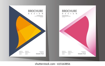 Annual report design layout. Book cover design vector template in A4 size. Brochure, business catalog. Simple pattern. Flyer promotion. magazine, Presentation cover. Abstract Vector illustration.