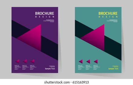 Annual report design layout. Book cover design vector template in A4 size. Brochure, business catalog. Simple pattern. Flyer promotion. magazine, Presentation cover. Abstract Vector illustration.