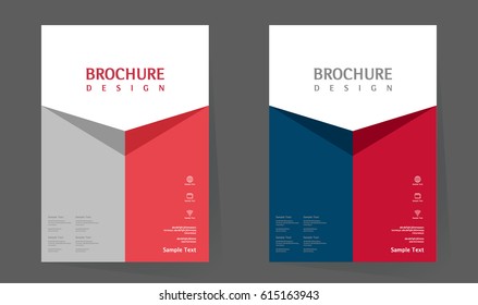 Annual report design layout. Book cover design vector template in A4 size. Brochure, business catalog. Simple pattern. Flyer promotion. magazine, Presentation cover. Abstract Vector illustration.