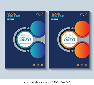 Diseño del informe anual Diseño de diseño Multiuso para cualquier proyecto, informe anual, folleto, folleto, póster, folleto, etc.
