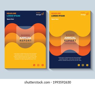 Diseño del informe anual Diseño de diseño Multiuso para cualquier proyecto, informe anual, folleto, folleto, póster, folleto, etc.