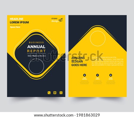 Annual Report design Layout Multipurpose use for any Project, annual report, Brochure, flyer, Poster, Booklet, etc.
