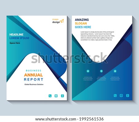 Annual Report design Layout Multipurpose use for any Project, annual report, Brochure, flyer, Poster, Booklet, etc.