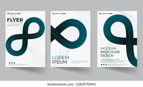 Plantilla de diseño de informe anual para folleto, diseño de folleto, folleto, diseño de portada, libro, folleto en tamaño A4.