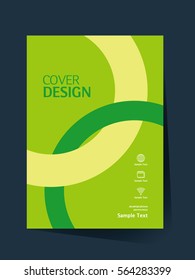 Annual report design vector template in A4 size. book cover design. Abstract Brochure design. Simple pattern. Flyer promotion. Presentation cover. Vector illustration.