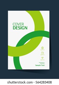 Annual report design vector template in A4 size. book cover design. Abstract Brochure design. Simple pattern. Flyer promotion. Presentation cover. Vector illustration.