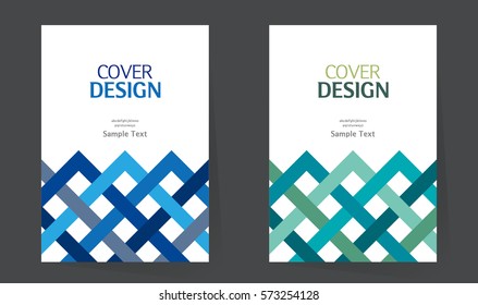 Annual report design vector template in A4 size. book cover design layout. Abstract Brochure design. Simple pattern. Flyer promotion. magazine, Presentation cover. Vector illustration.