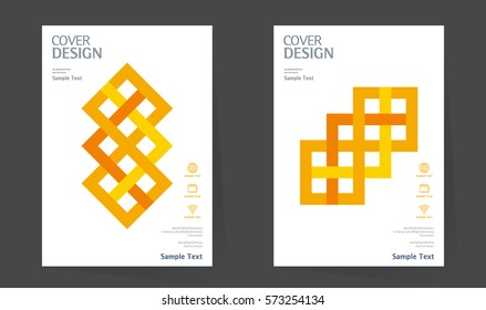 Annual report design vector template in A4 size. book cover design layout. Abstract Brochure design. Simple pattern. Flyer promotion. magazine, Presentation cover. Vector illustration.