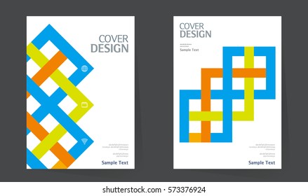 Annual report design vector template in A4 size. book cover design layout. Abstract Brochure design. Simple pattern. Flyer promotion. magazine, Presentation cover. Vector illustration.