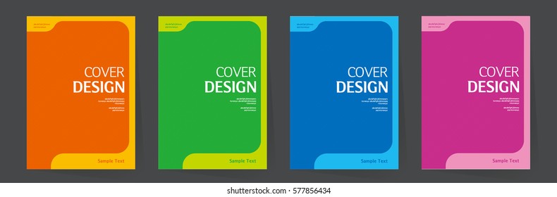 Annual report design vector template in A4 size. book cover design layout. Abstract Brochure design. Simple pattern. Flyer promotion. magazine, Presentation cover. Vector illustration.