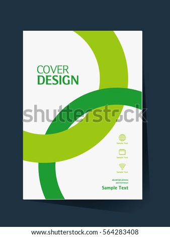 Annual report design vector template in A4 size. book cover design. Abstract Brochure design. Simple pattern. Flyer promotion. Presentation cover. Vector illustration.