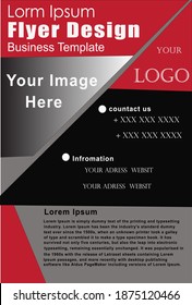 Plantilla de diseño del folleto del informe anual. Cubierta del prospecto Presentación Fondo plano moderno. vector de ilustración en tamaño A4