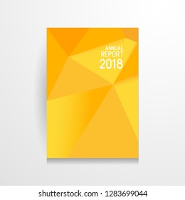 annual report flyer and leaflet design, vector illustration