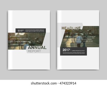Annual report, flyer, presentation, brochure. Front page, book cover layout design. Design layout template in A4 size . Abstract yellow templates