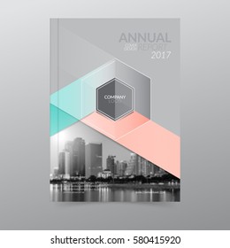Annual report, flyer, presentation, brochure. Front page, book cover layout design. Design layout template in A4 size . Abstract Color templates