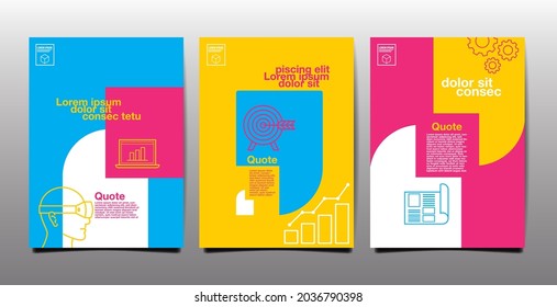 annual report , future, business, template layout design, cover book. vector illustration