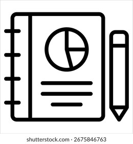 Elemento Ícone Do Relatório Anual Para Design