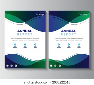 Annual Report Layout Design Template. Corporate Business flyer Background,  Catalog, Cover, Booklet, Brochure, Magazine, Poster, Corporate Presentation, Portfolio, Banner, Website, Etc Concept Idea.