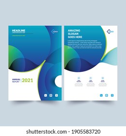 Annual Report Layout  Template 2021