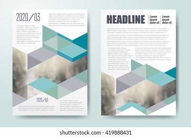 Annual report Leaflet Brochure Flyer template A4 size design, book cover layout design, Abstract  presentation templates