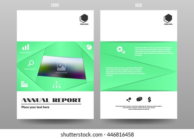 Annual report Leaflet Brochure Flyer template A4 size design, book cover layout design template, Abstract presentation templates . Easy to use by layer adjustment.