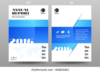 Annual report Leaflet Brochure Flyer template A4 size design, book cover layout design template, Abstract presentation templates . Easy to use by layer adjustment.