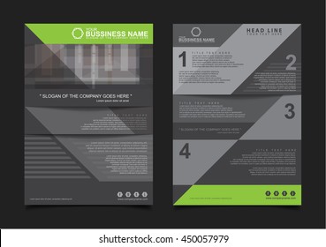 Annual report Leaflet Brochure Flyer template A4 size design, book layout design, presentation templates