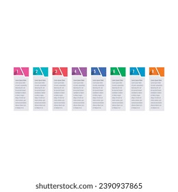 informe anual, revista, internet, web, educación, plantilla de infografía empresarial. plantilla de información de seis pasos